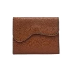 کیف پول چرم طبیعی عسلی