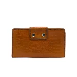 کیف پول عسلی چرم